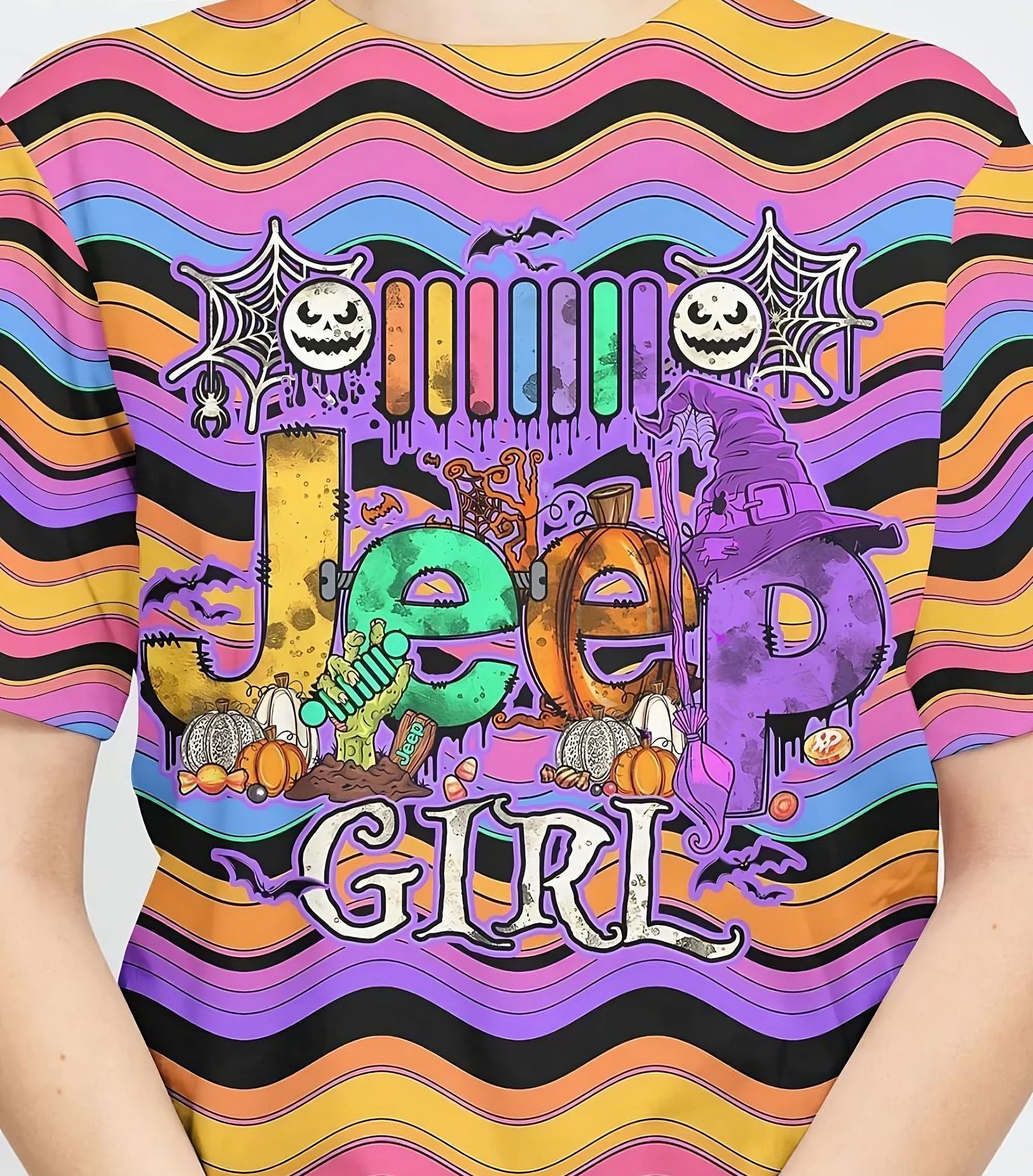 jeep-girl-halloween-all-over-print-t-shirt