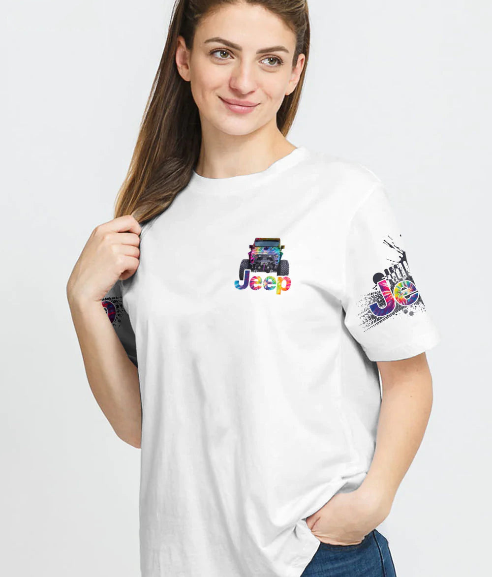 jeep-girl-i-am-who-i-am-dirty-tie-dye-t-shirt