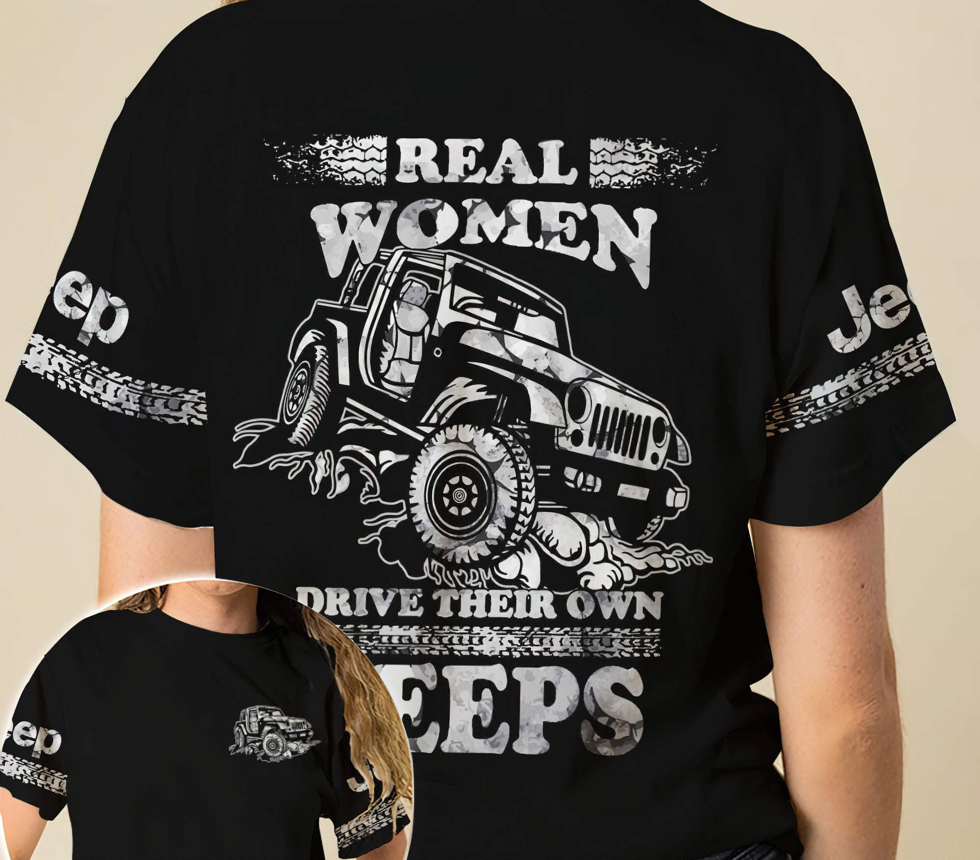 real-women-drive-their-own-jeeps-t-shirt