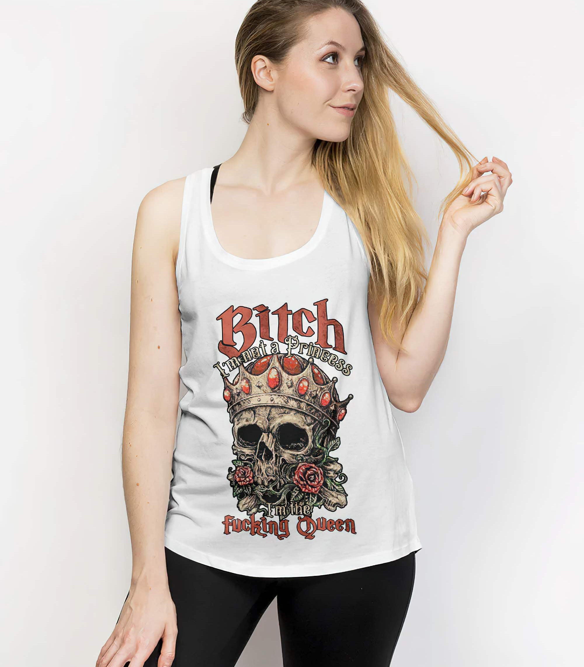 im-the-fking-queen-skull-rose-white-all-over-print-tank-top