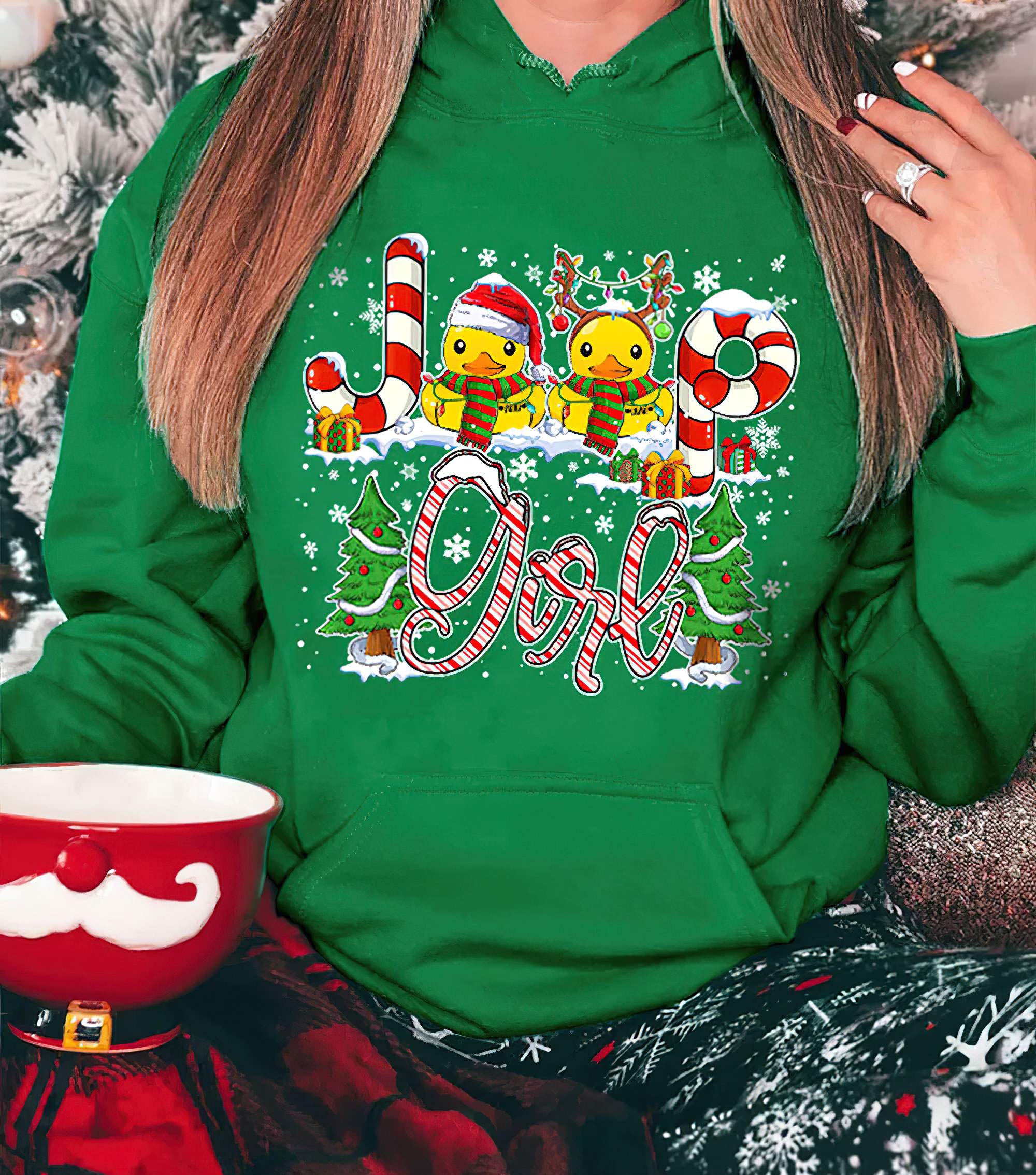 jeep-duck-christmas-hoodie