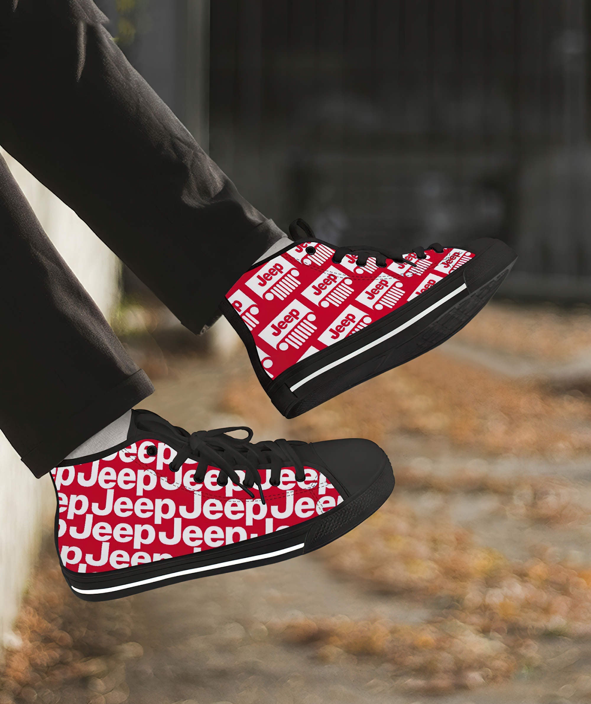 jeep-text-high-top-shoes