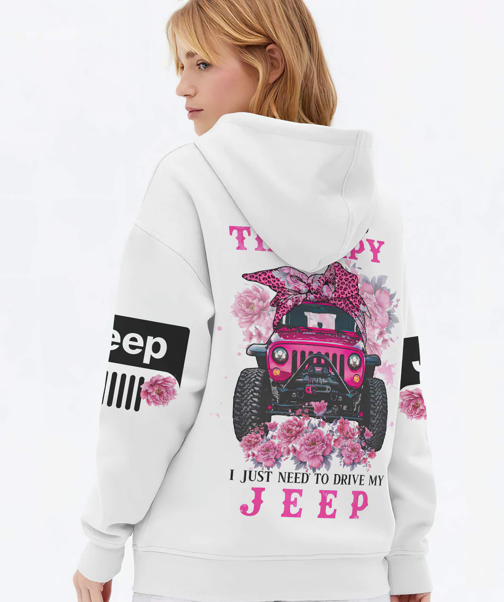 i-dont-need-therapy-floral-jeep-hoodie