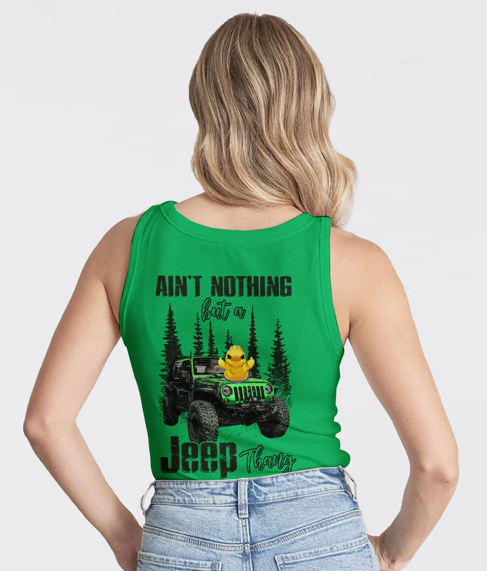 aint-nothing-but-a-jeep-thing-green-tank-top