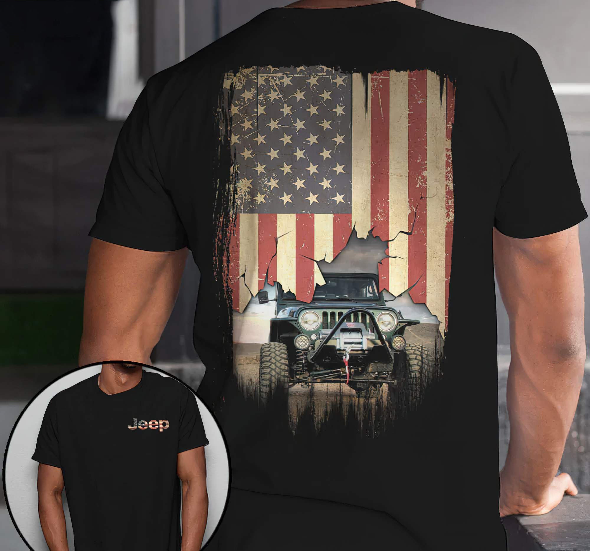 personalized-jeep-photo-t-shirt