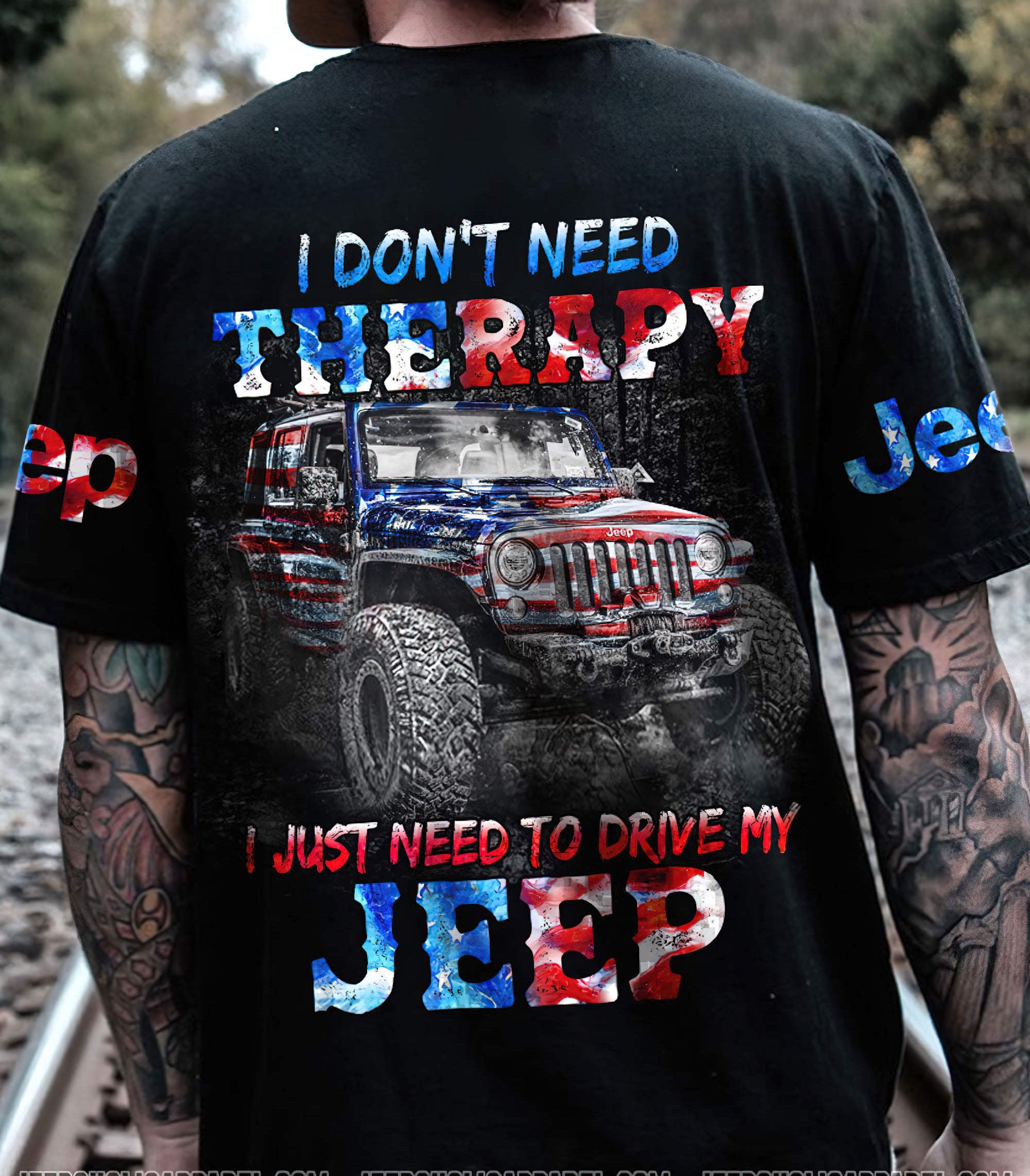 i-dont-need-therapy-i-just-need-to-drive-my-jeep-t-shirt