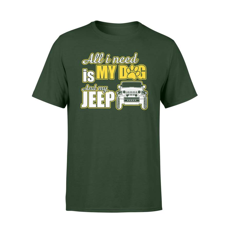 all-i-need-is-my-dog-and-my-jeep-t-shirt