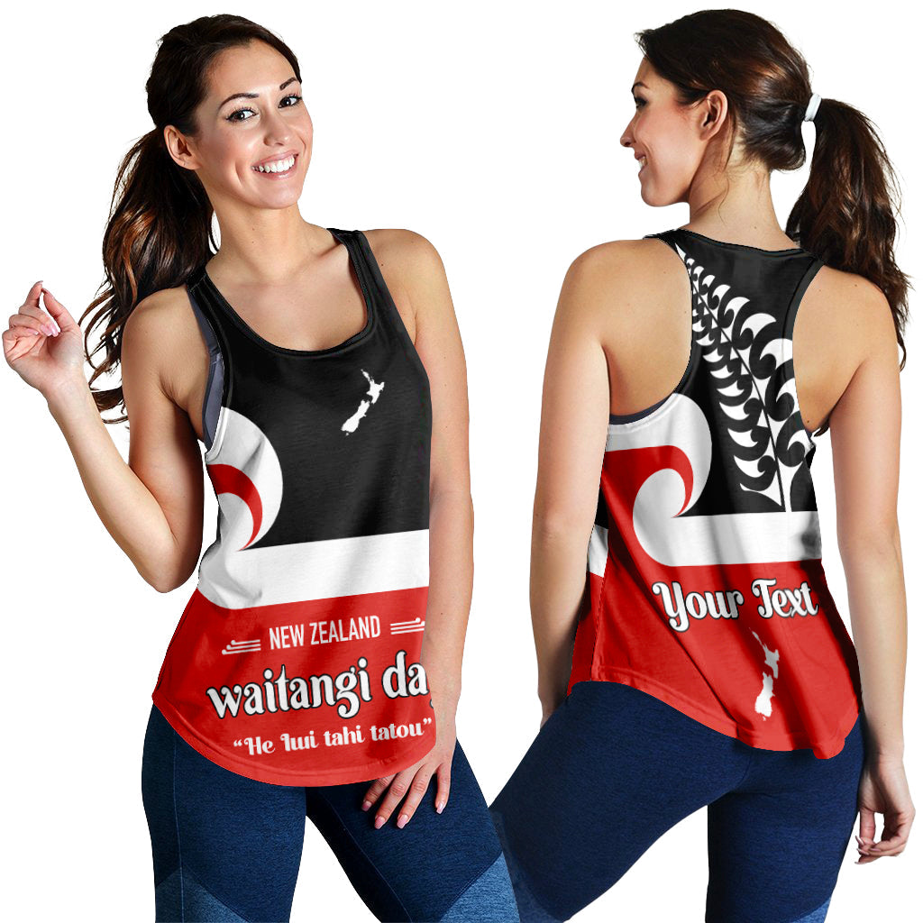 custom-personalised-waitangi-day-women-racerback-tank-maori-fern-and-tino-rangatiratanga-flag-lt13