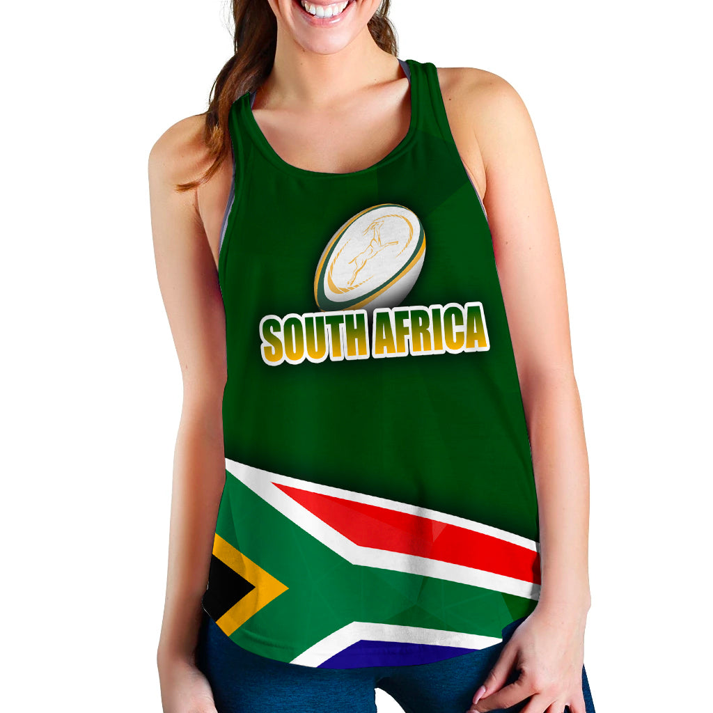 (Custom Personalised)South Africa Springboks Print Women Tank Top - LT2