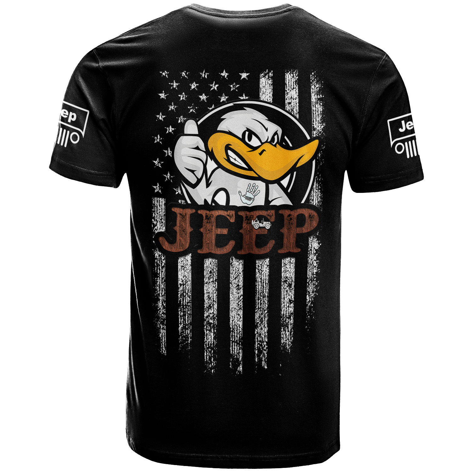 Duck duck Jeeps Unique Flag T-Shirt - LT12