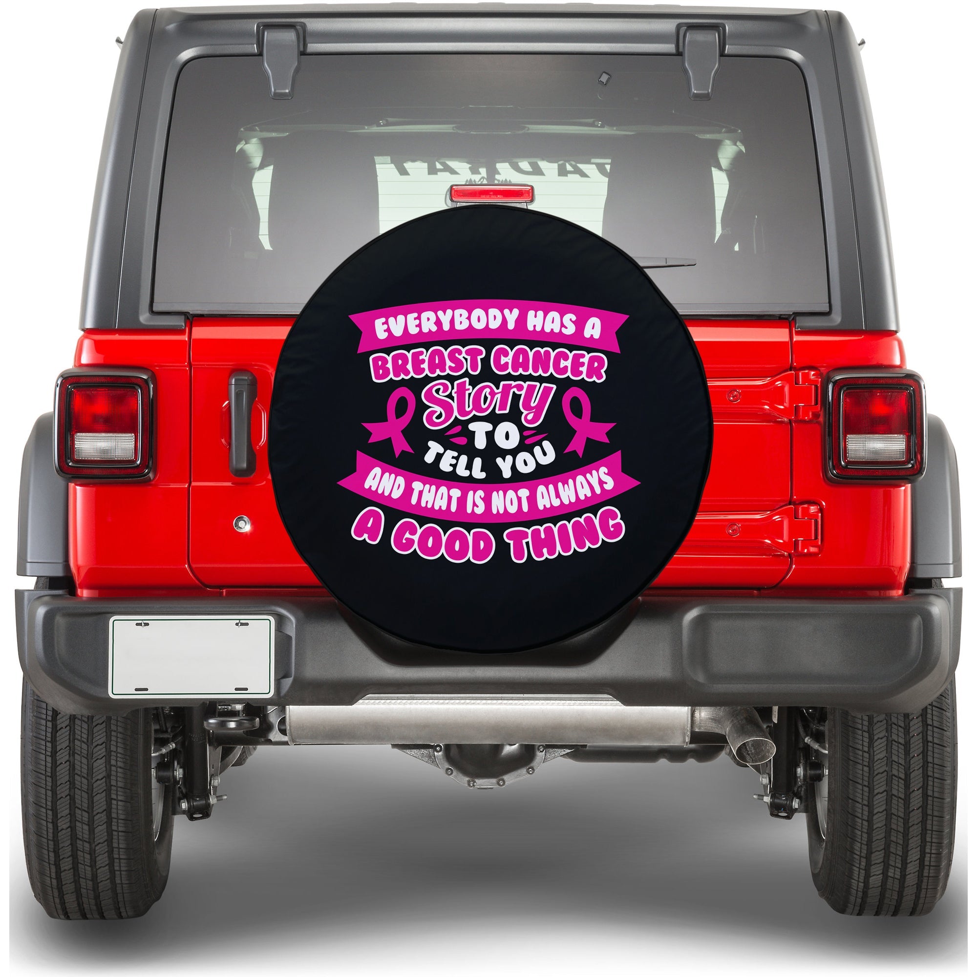 Breast Cancer Story Spare Tire Cover - LT12