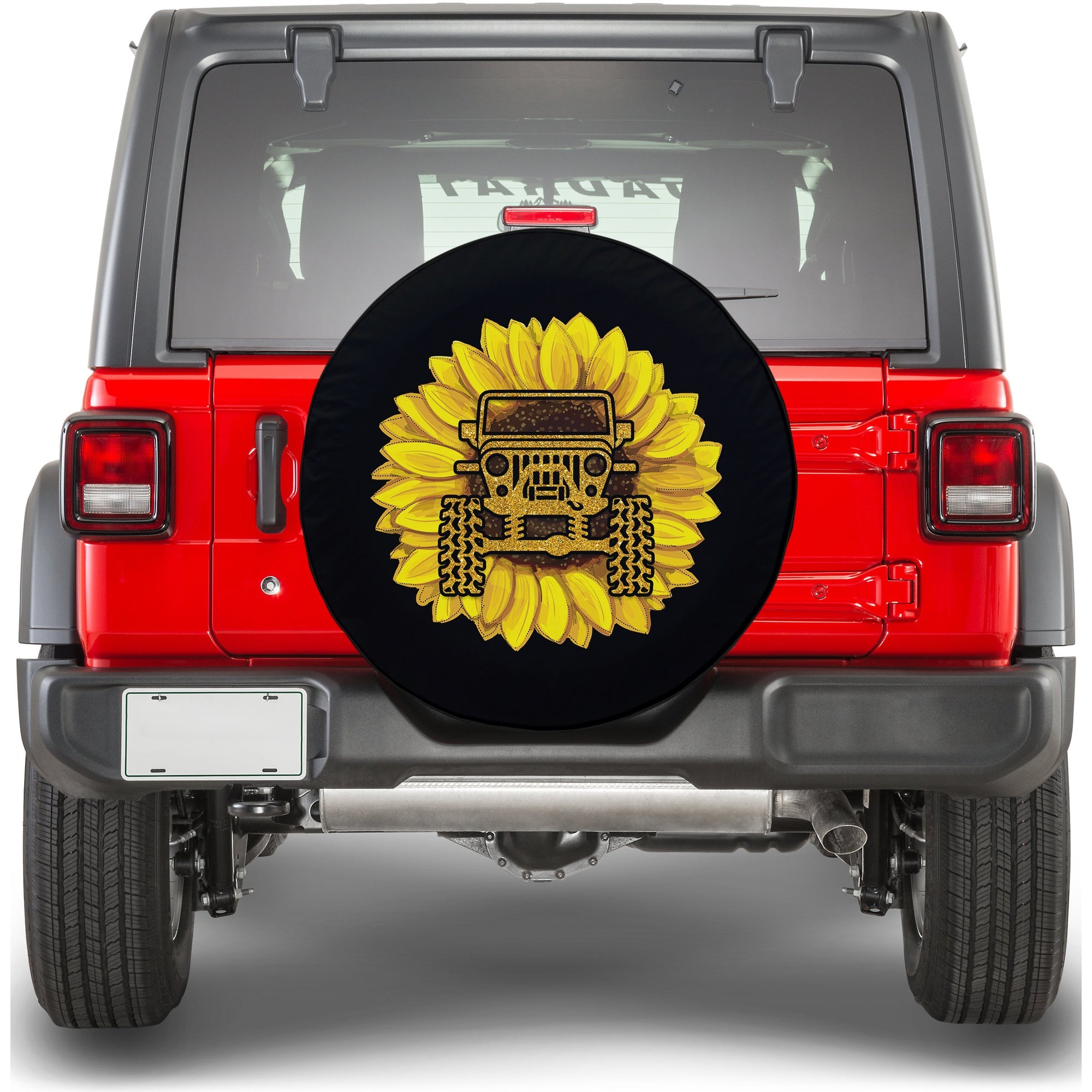 Jeep Sunflower Spare Tire Cover - LT12