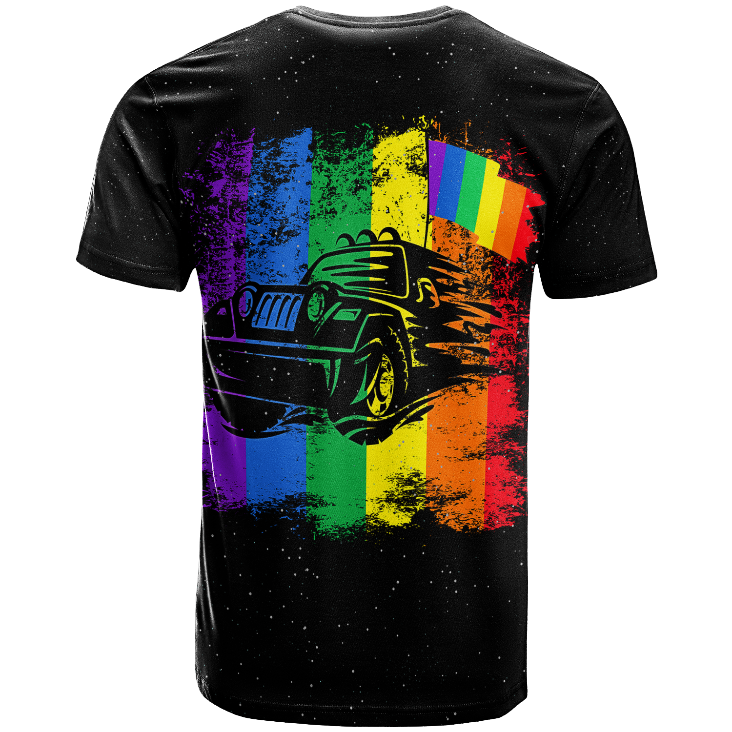 Jeep Skull LGBT Galaxy T-Shirt - LT12