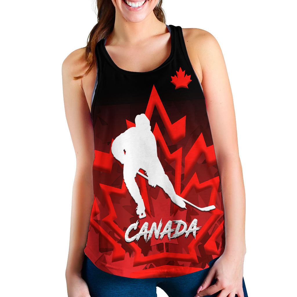 custom-personalised-canada-hockey-with-maple-leaf-women-tank-top-lt12