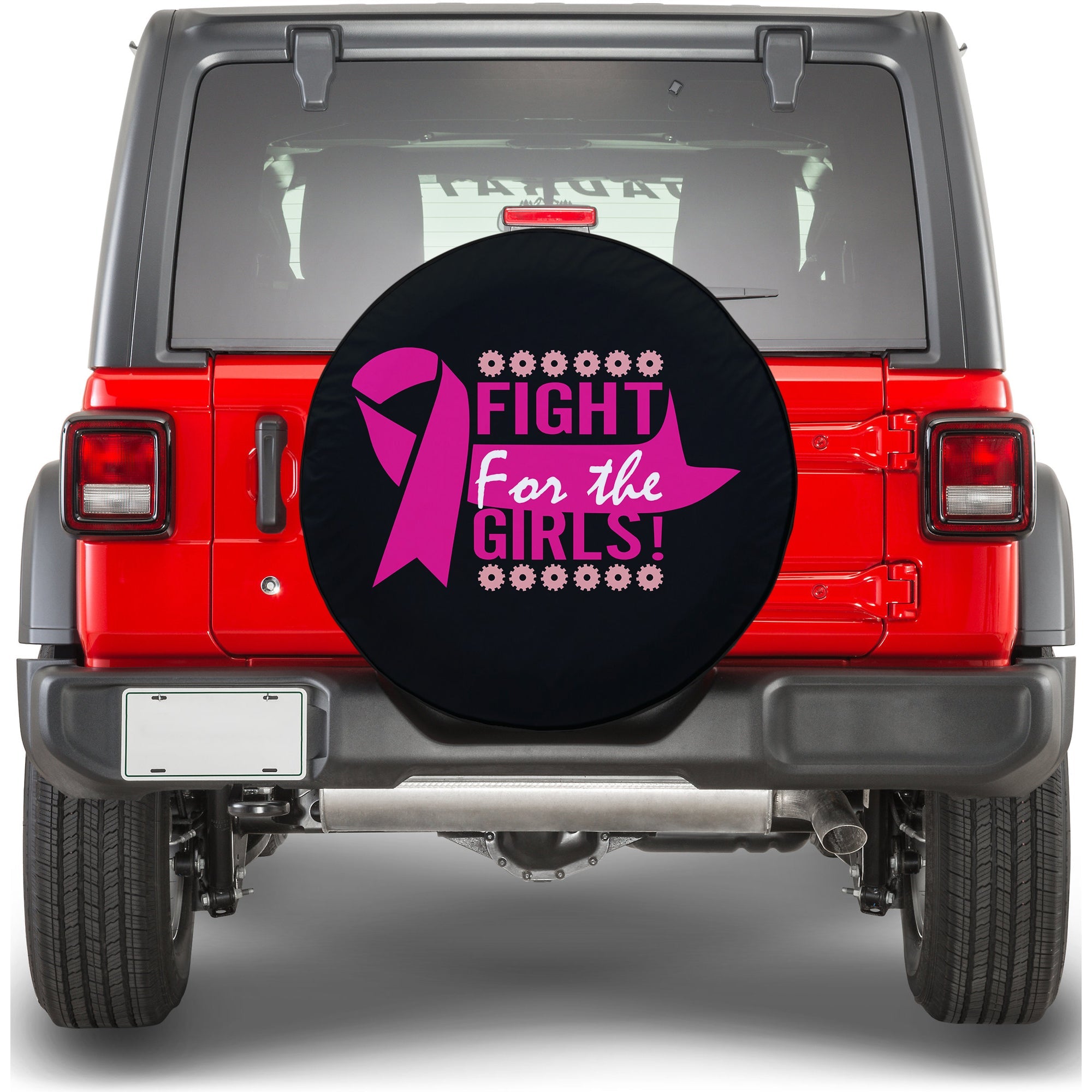 Breast Cancer Fight For The Girls Spare Tire Cover - LT12