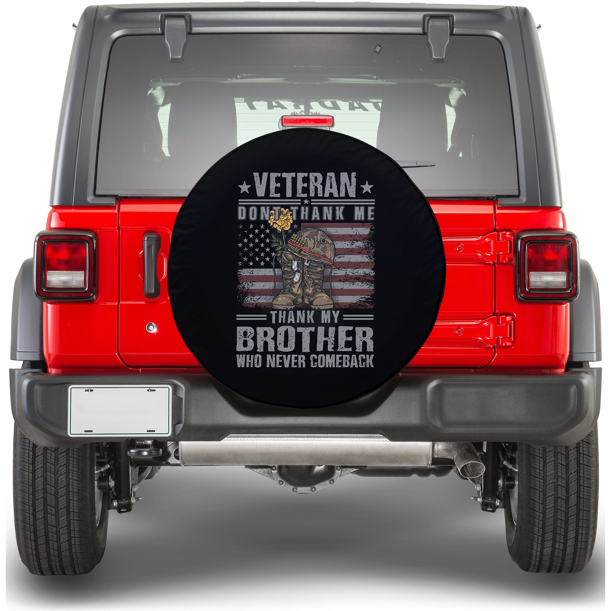 USA Veteran Army Spare Tire Cover - LT12