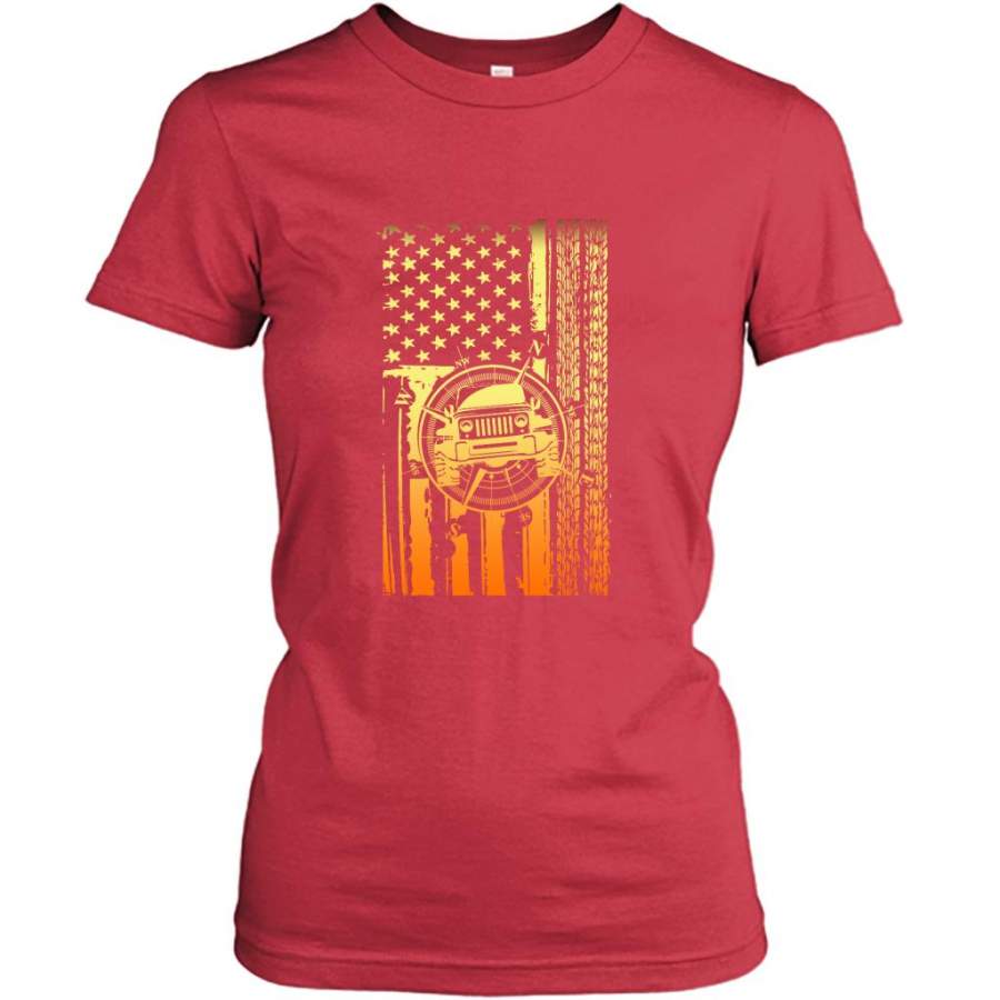 american-navy-jeep-gildan-women-shirt