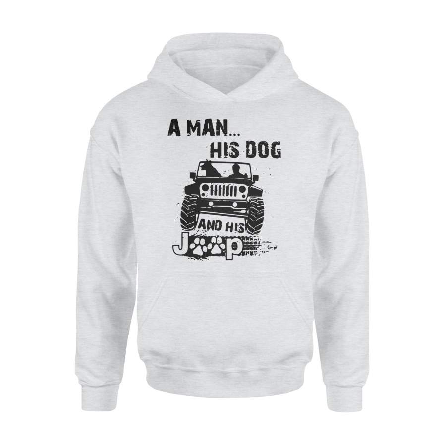 a-man-his-dog-and-his-jeep-standard-hoodie-awesome-jeep-mens-shirt