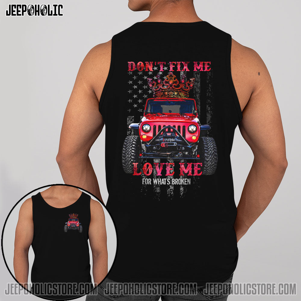 Jeep Couple Don't Fix Me All Over Print