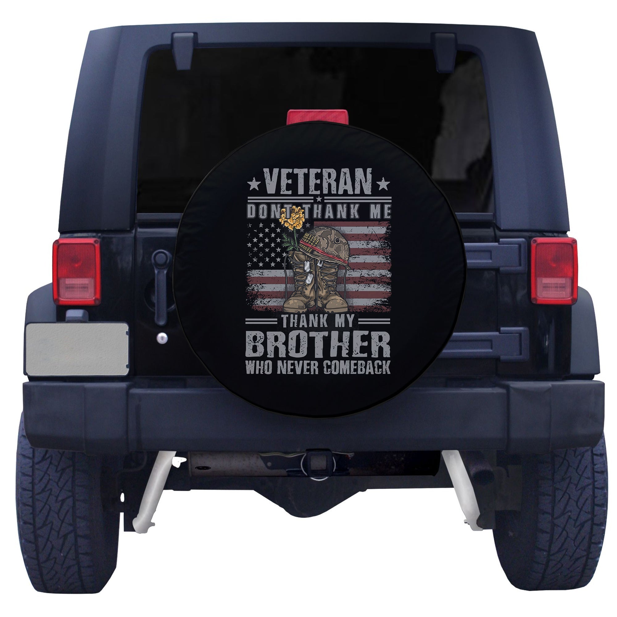 USA Veteran Army Spare Tire Cover - LT12