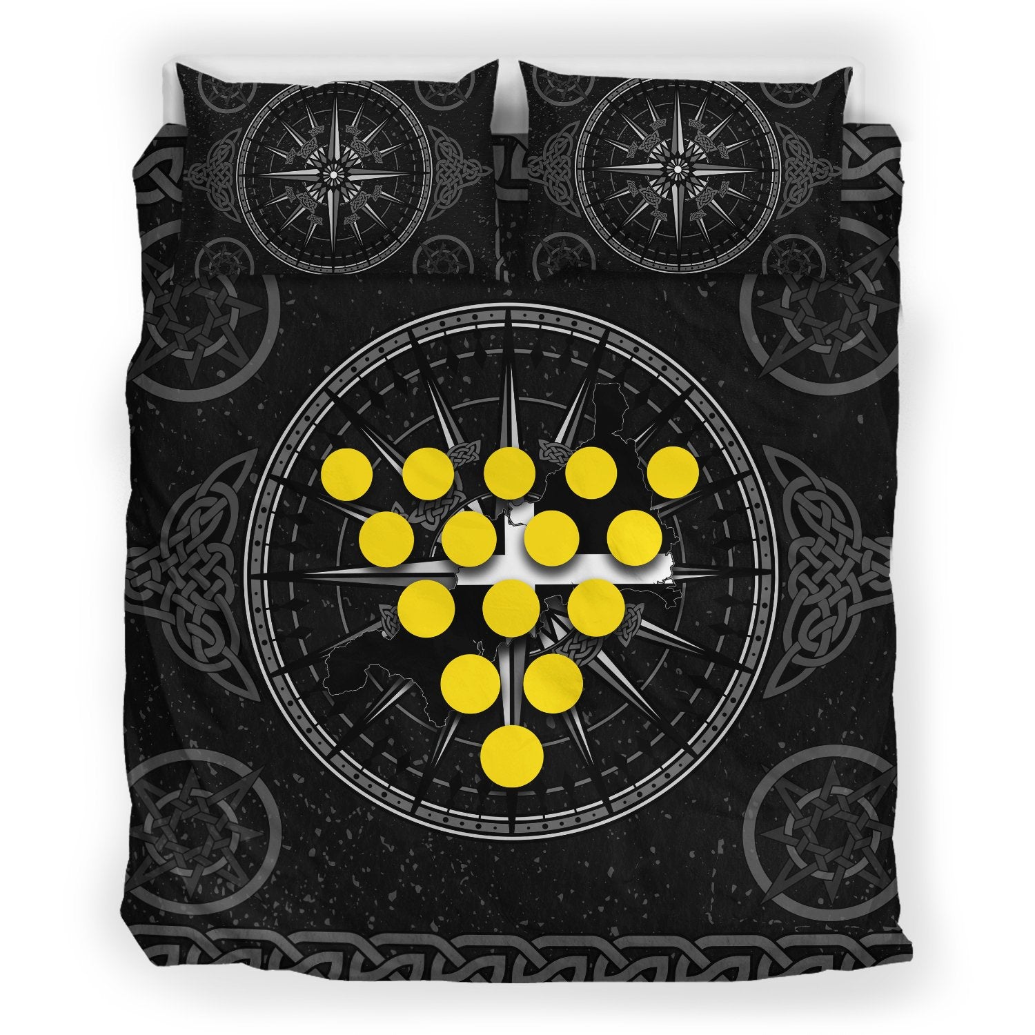 cornwall-celtic-bedding-set-celtic-compass-with-cornish-symbols