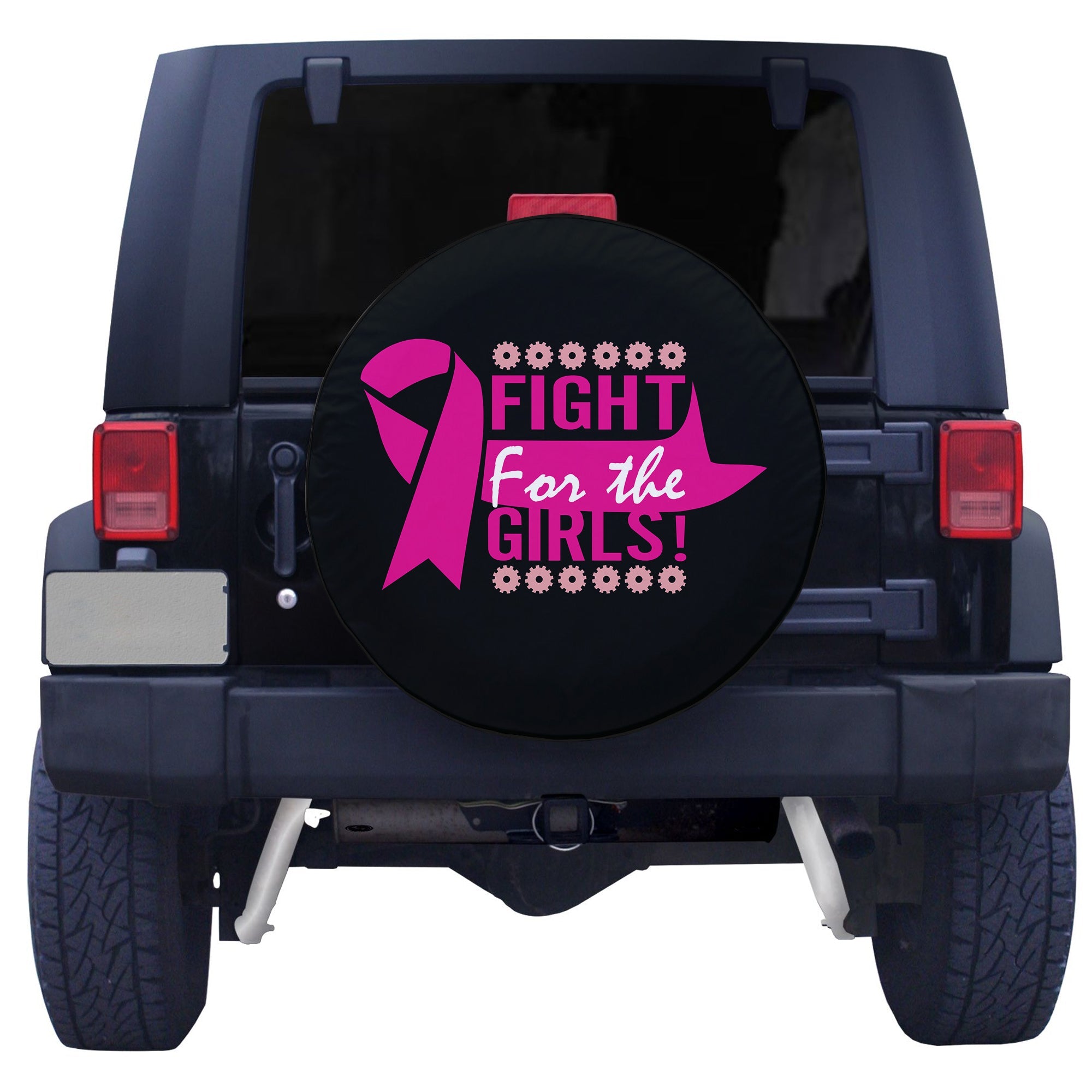 Breast Cancer Fight For The Girls Spare Tire Cover - LT12