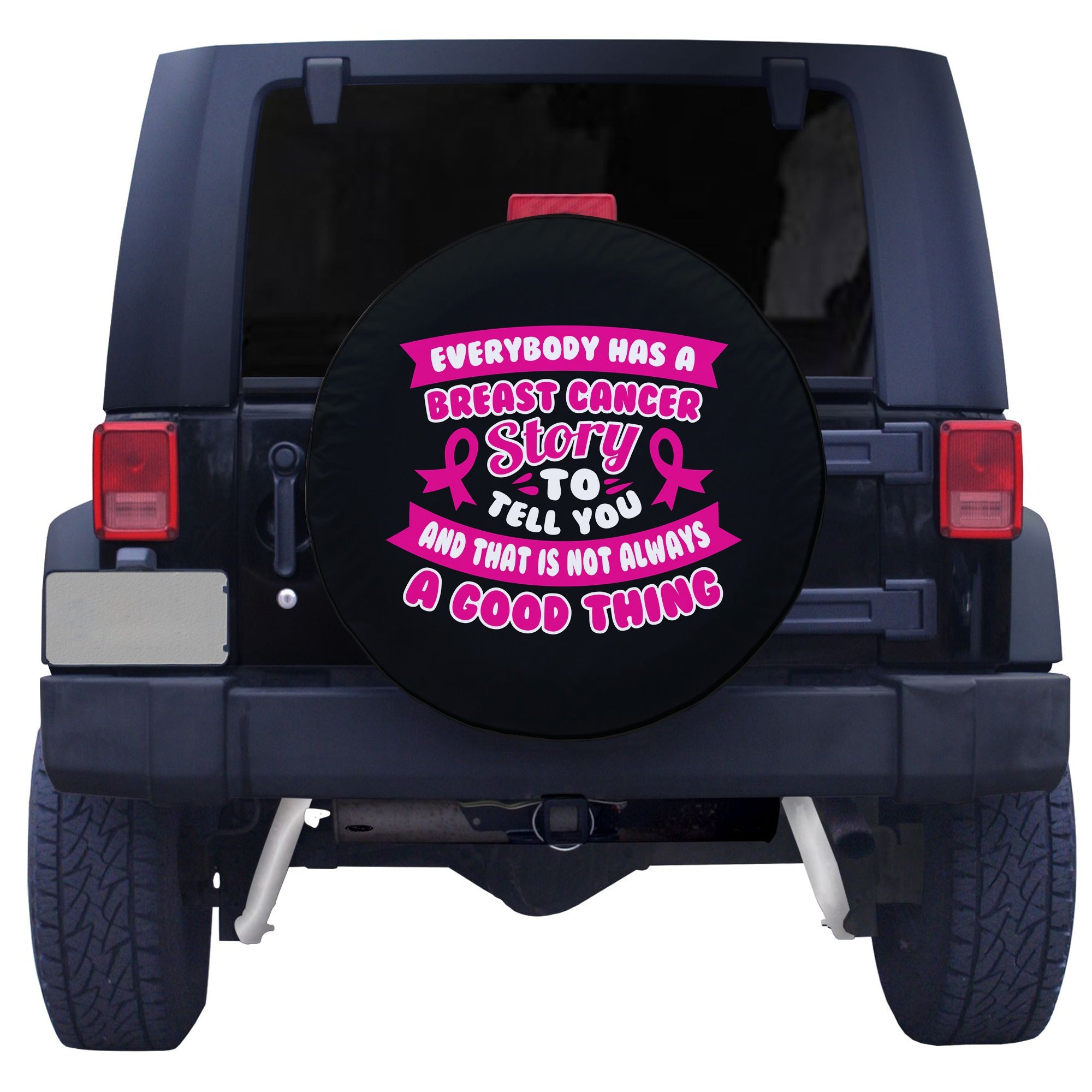 Breast Cancer Story Spare Tire Cover - LT12