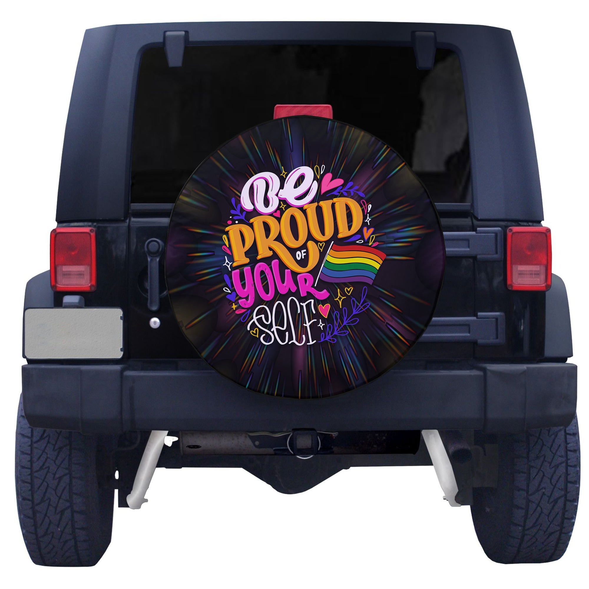 LGBT Be Proud Of Yourself Spare Tire Cover - LT12