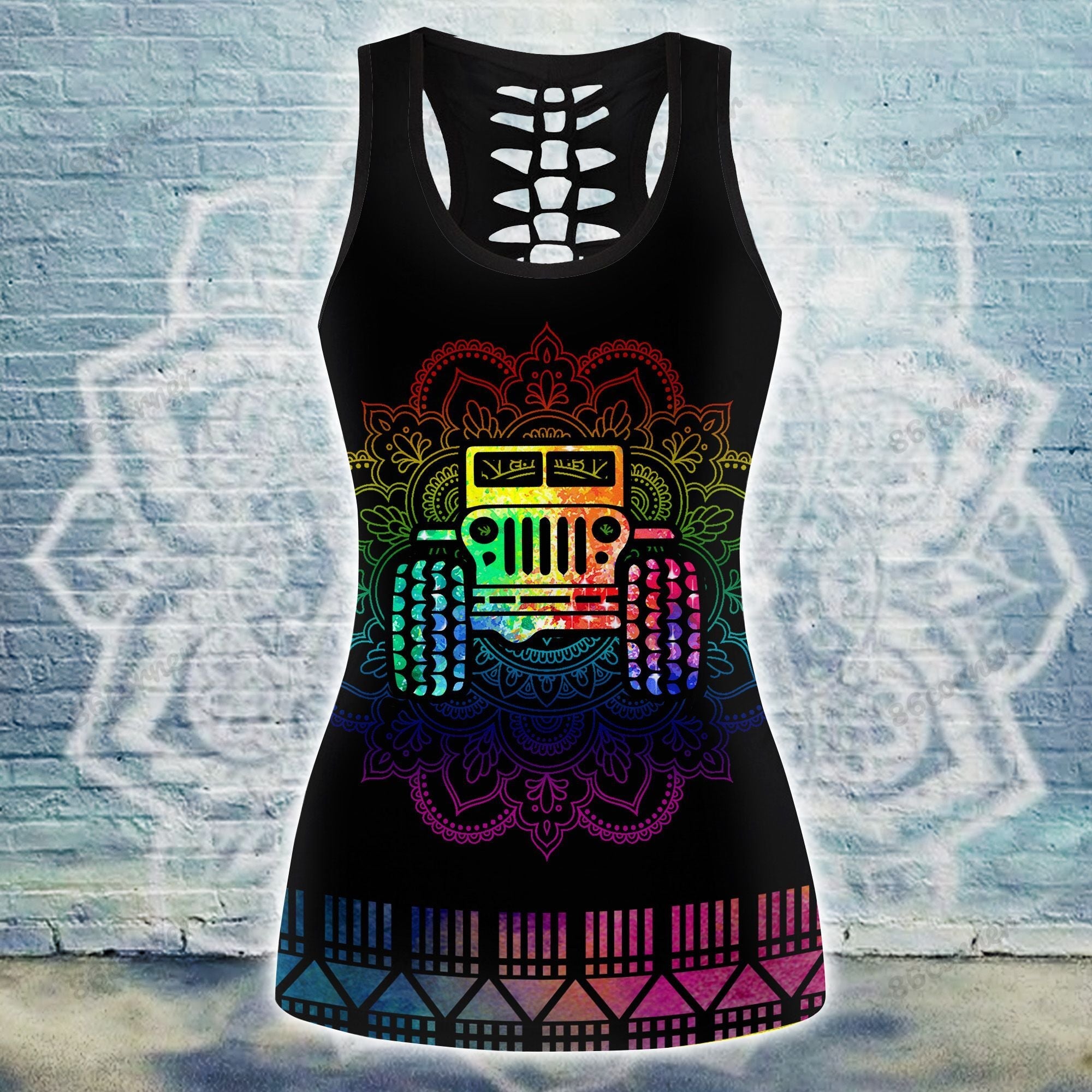 jeep-mandala-rainbow-legging-and-hoodie-set