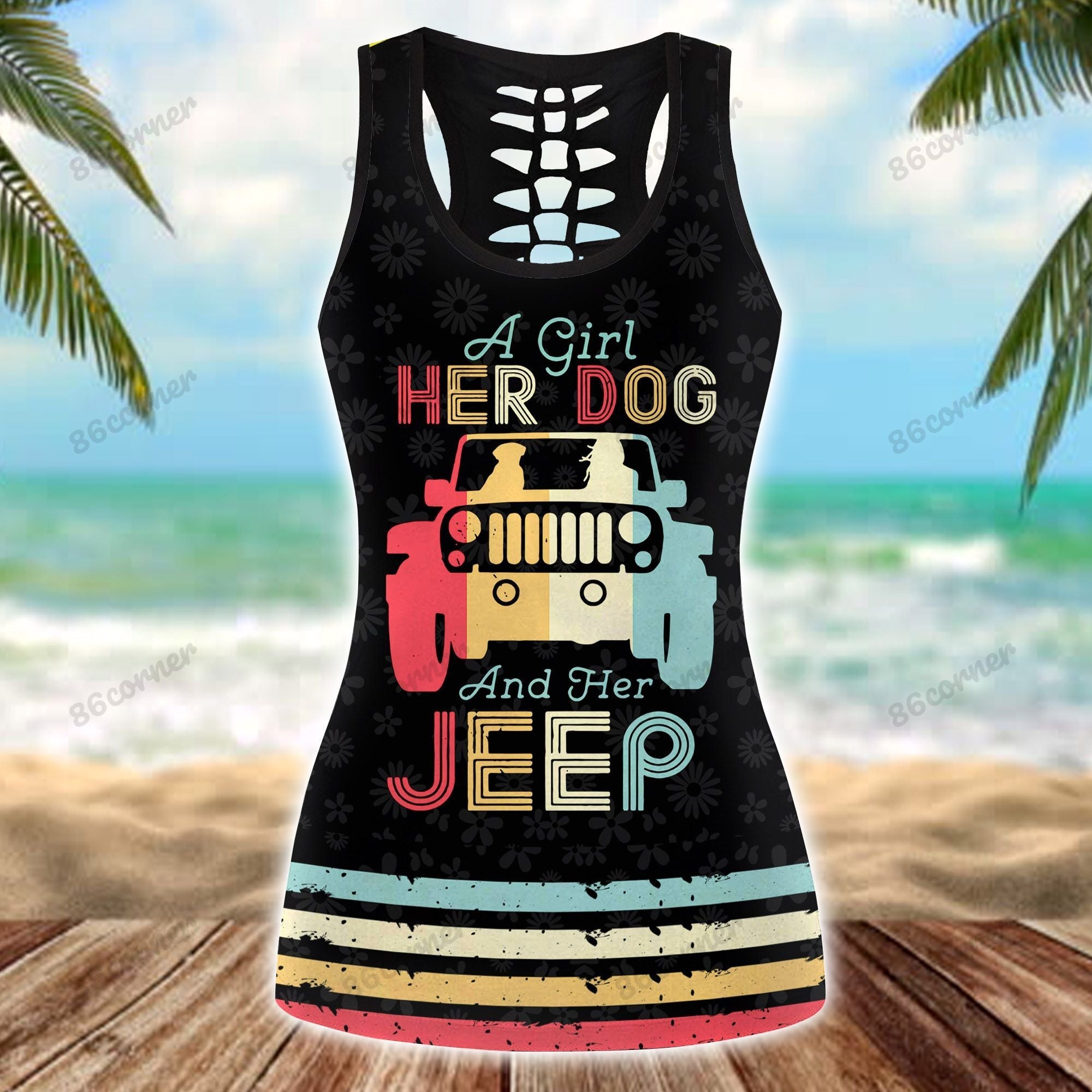 jeep-dog-retro-legging-and-hoodie-set