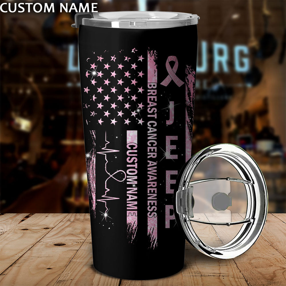 personalized-breast-cancer-jeep-tumbler