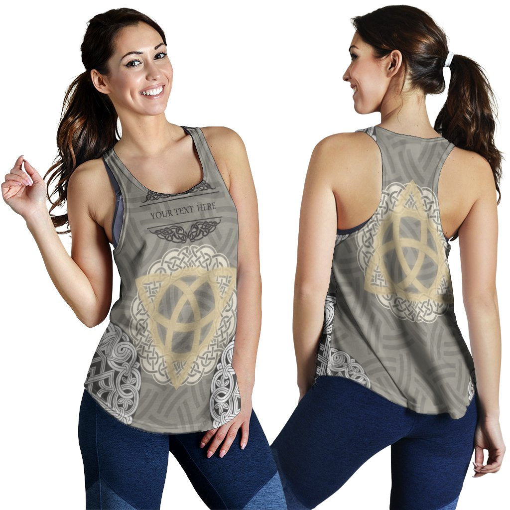 custom-text-celticone-womens-racerback-tank-tree-of-triquetra