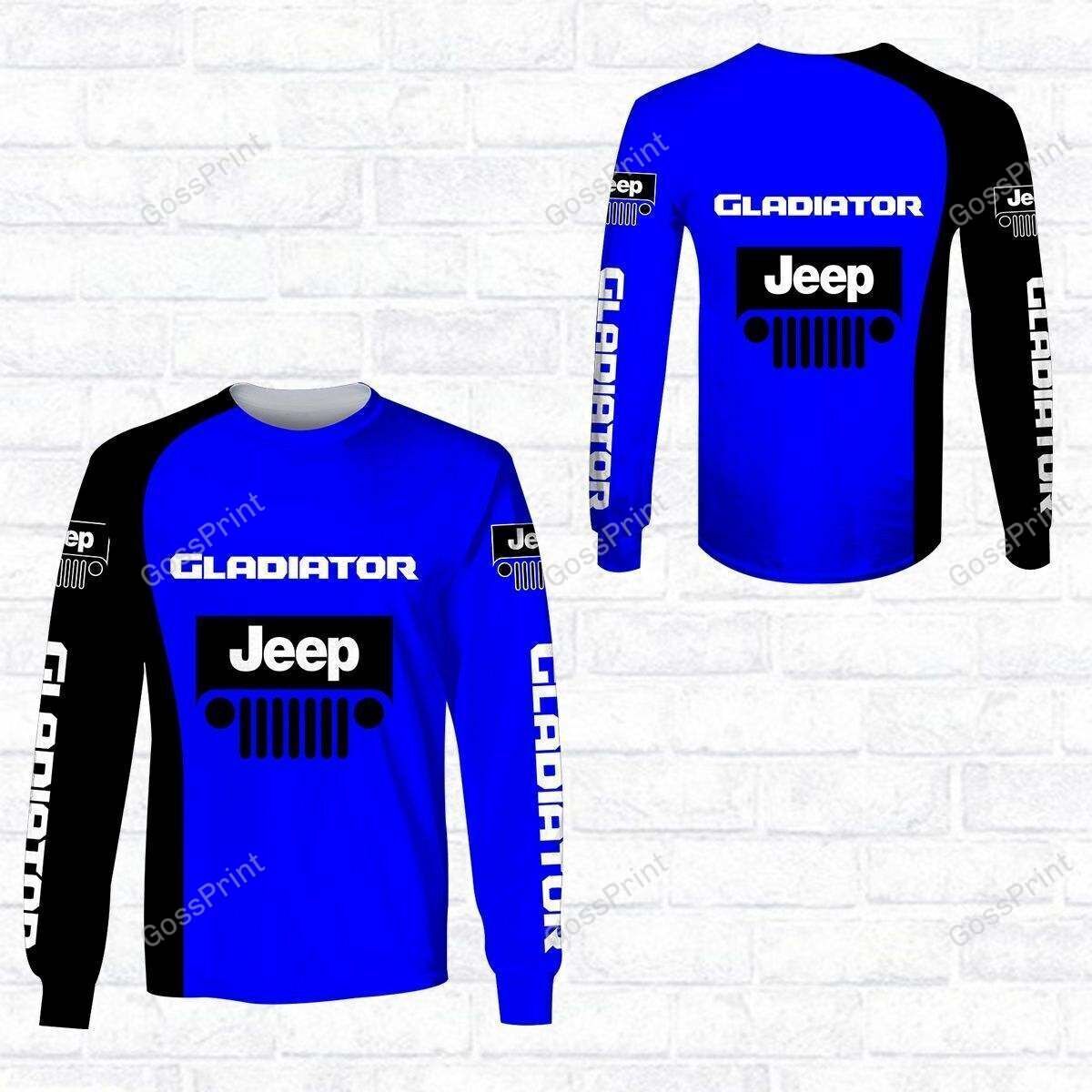 3D ALL OVER JEEP GLADIATOR SHIRT VER 6