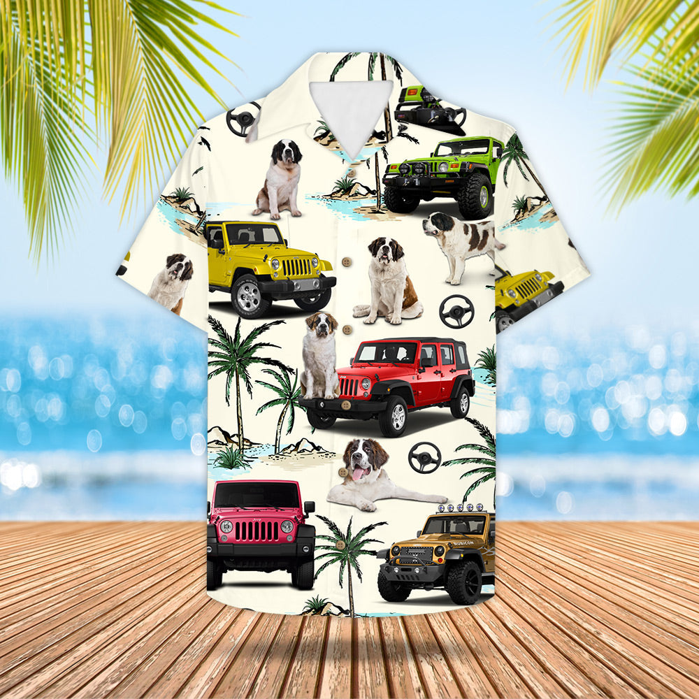 jeep-saint-bernard-hawaiian-shirt-gift-for-jeep-trips-saint-bernard-and-jeep-pattern-trna