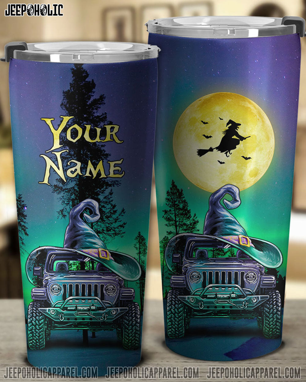 Personalized Jeep Witch Tumbler