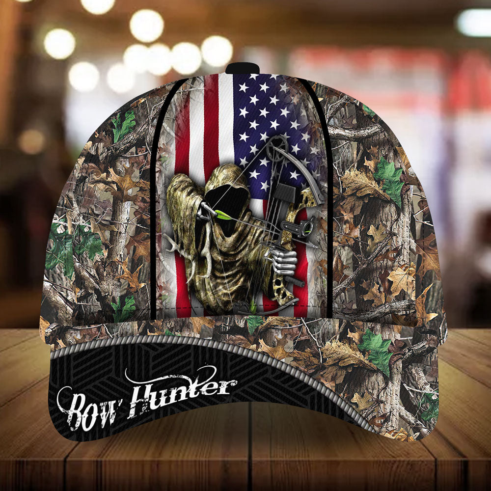 american-flag-bow-hunter-hunting-hats-multicolored-high-quailty-3d-printed