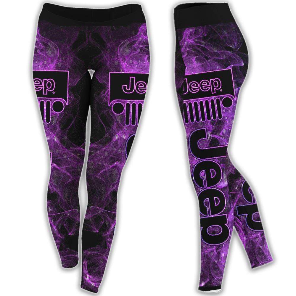 Amazing Love Jeep Flip Flop Purple Black Hoodie – Tank Top – Legging 3D