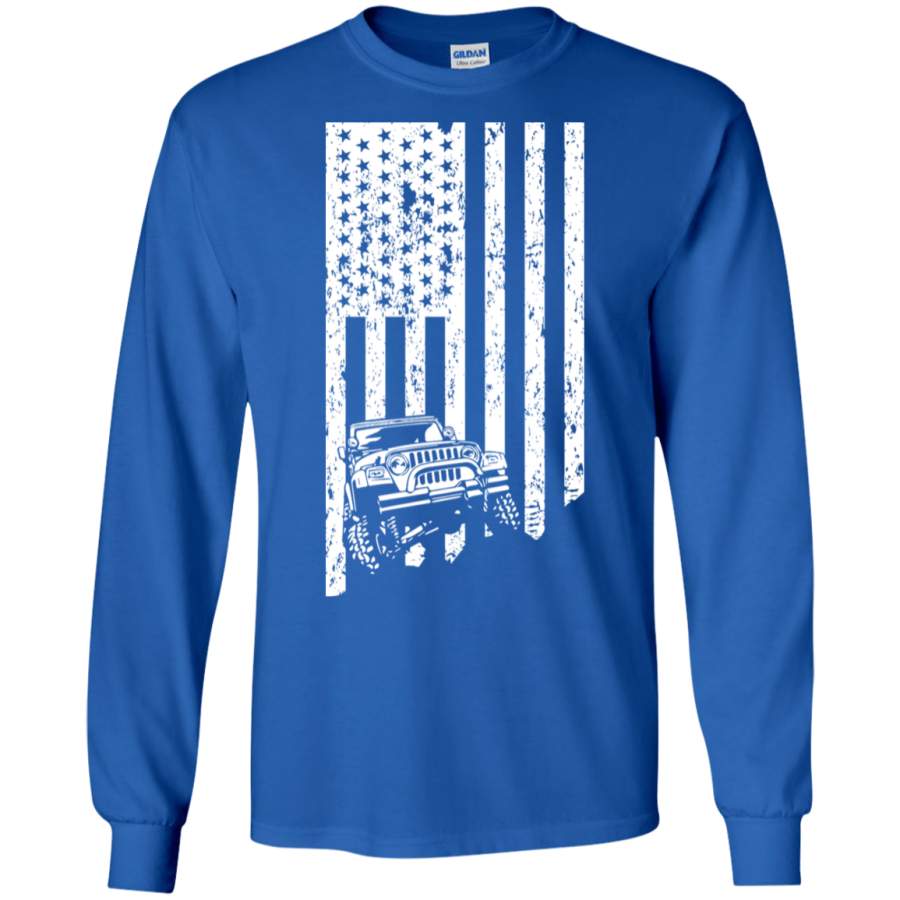 agr-jeep-american-flag-t-shirt-thrill-their-jeeps-long-sleeve-t-shirt