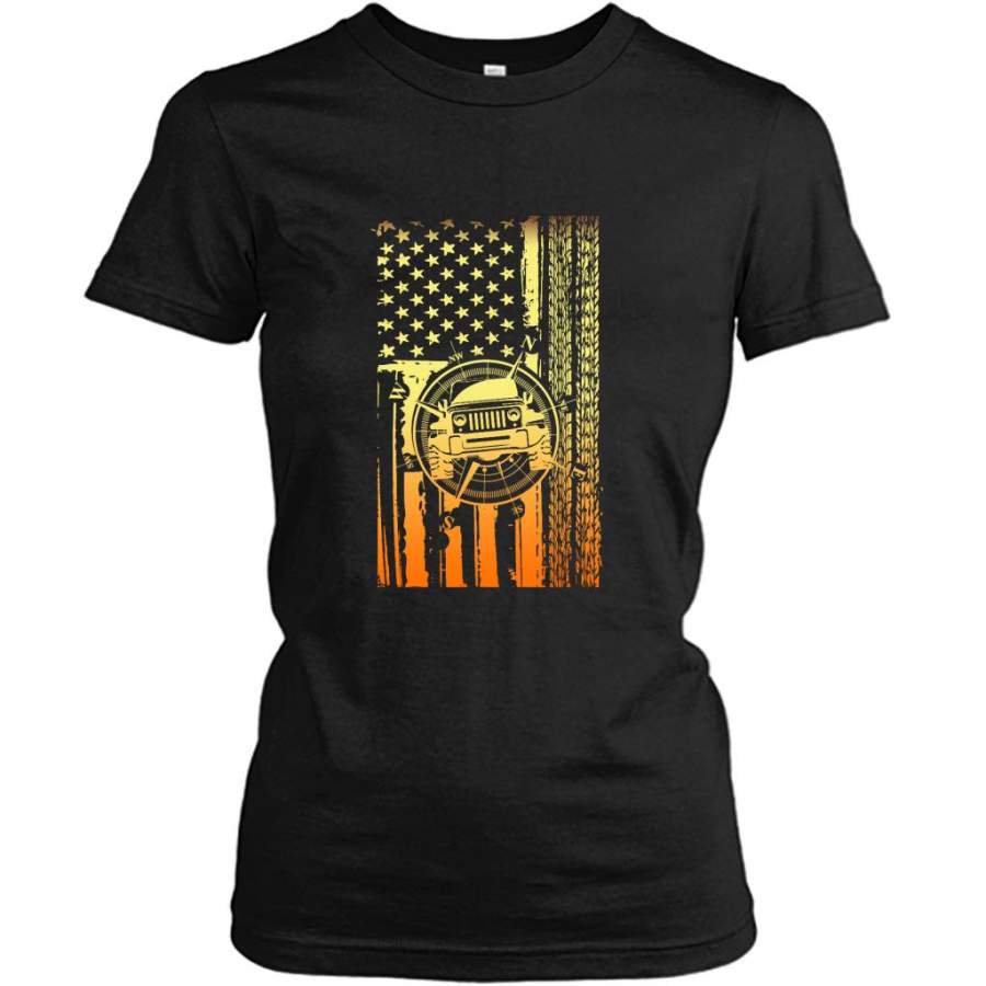 american-navy-jeep-gildan-women-shirt