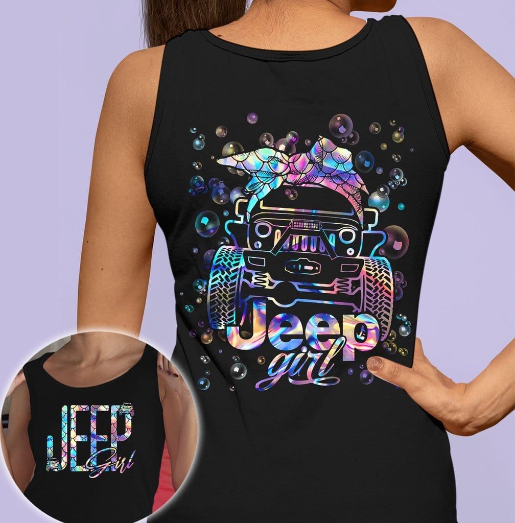 Jeep Girl Mermaid Bubble Hoodie, Tank Top Or Legging #KV