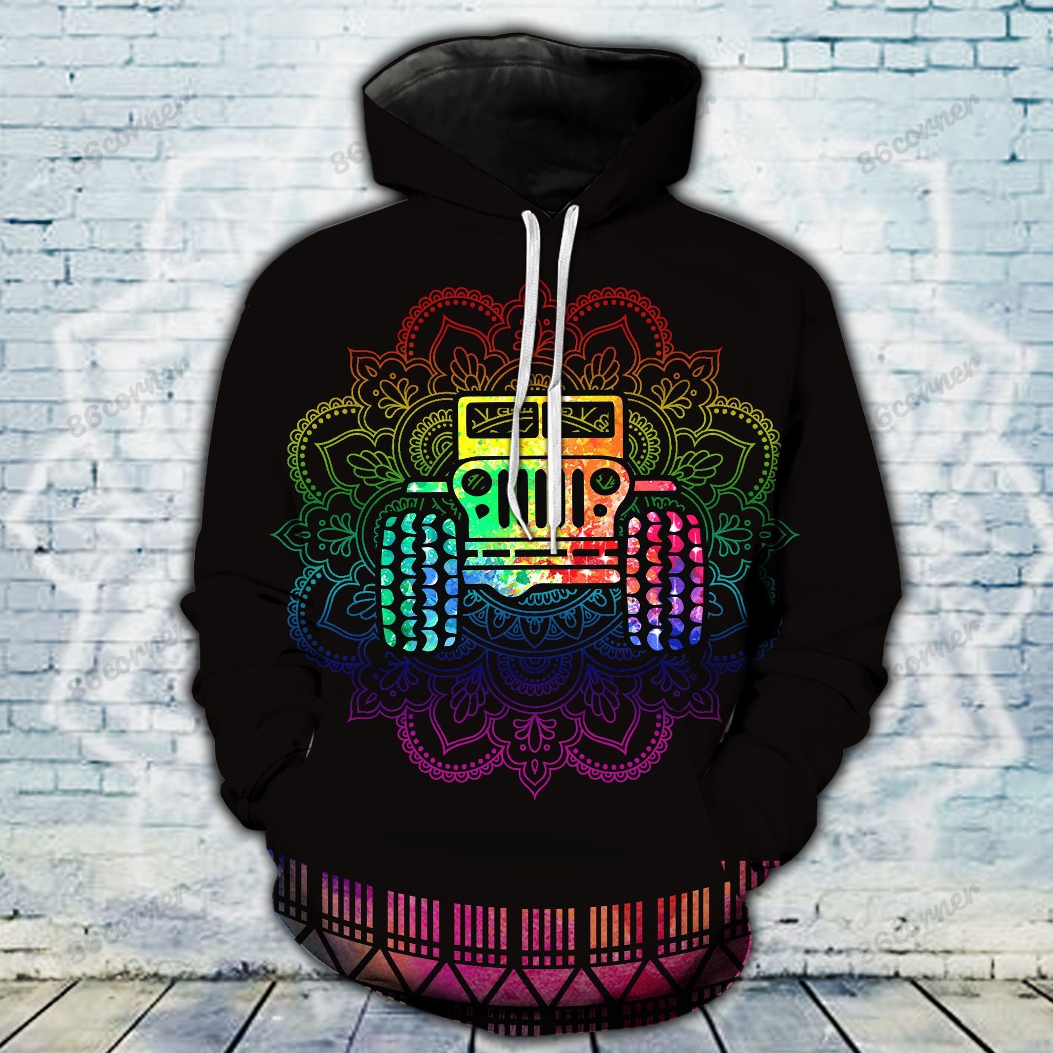 jeep-mandala-rainbow-legging-and-hoodie-set