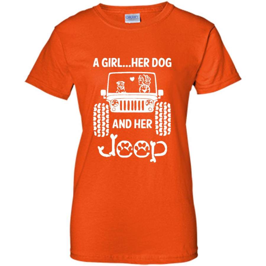 a-girl-her-dog-and-her-jeep-b-gildan-women-shirt