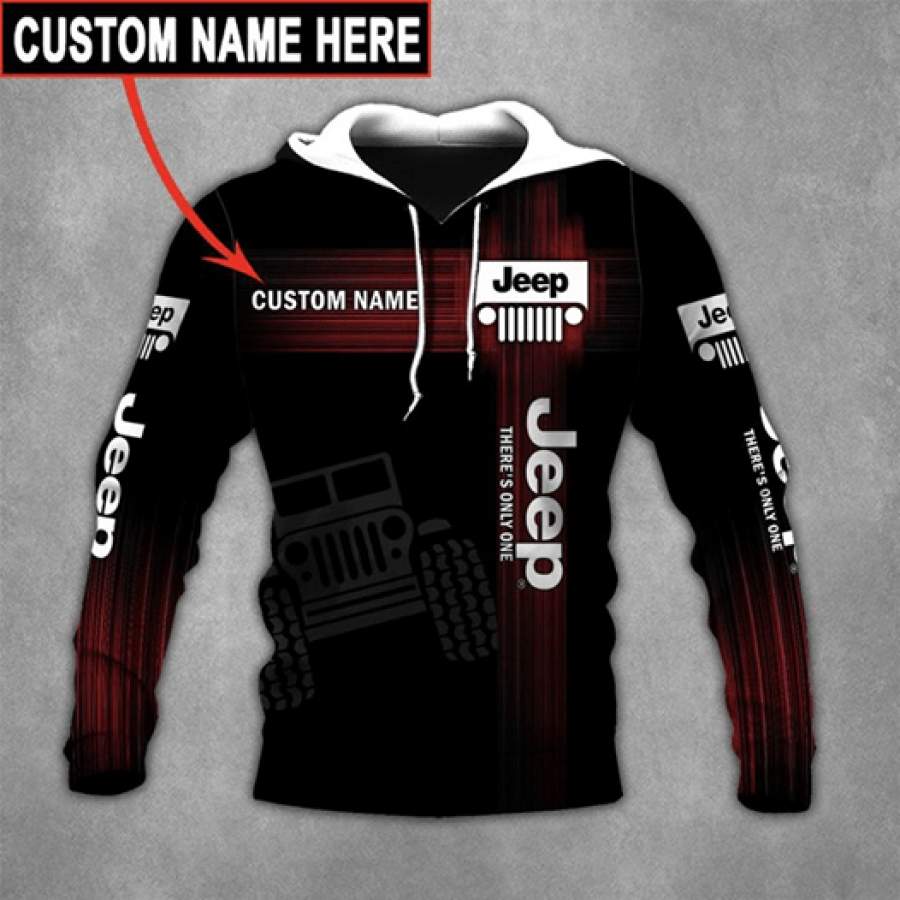 custom-name-jeep-theres-only-one-hoodie-3d-all-over-print