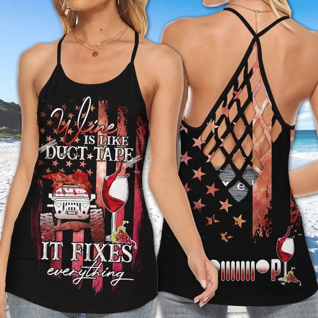 jeep-and-wine-fix-everything-hoodie-cross-tank-top-legging-3d