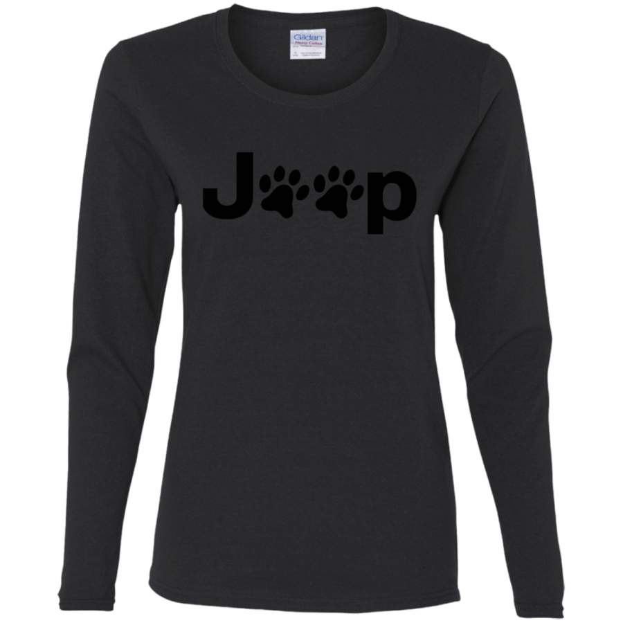 agr-jeep-paws-ladies-cotton-ls-t-shirt