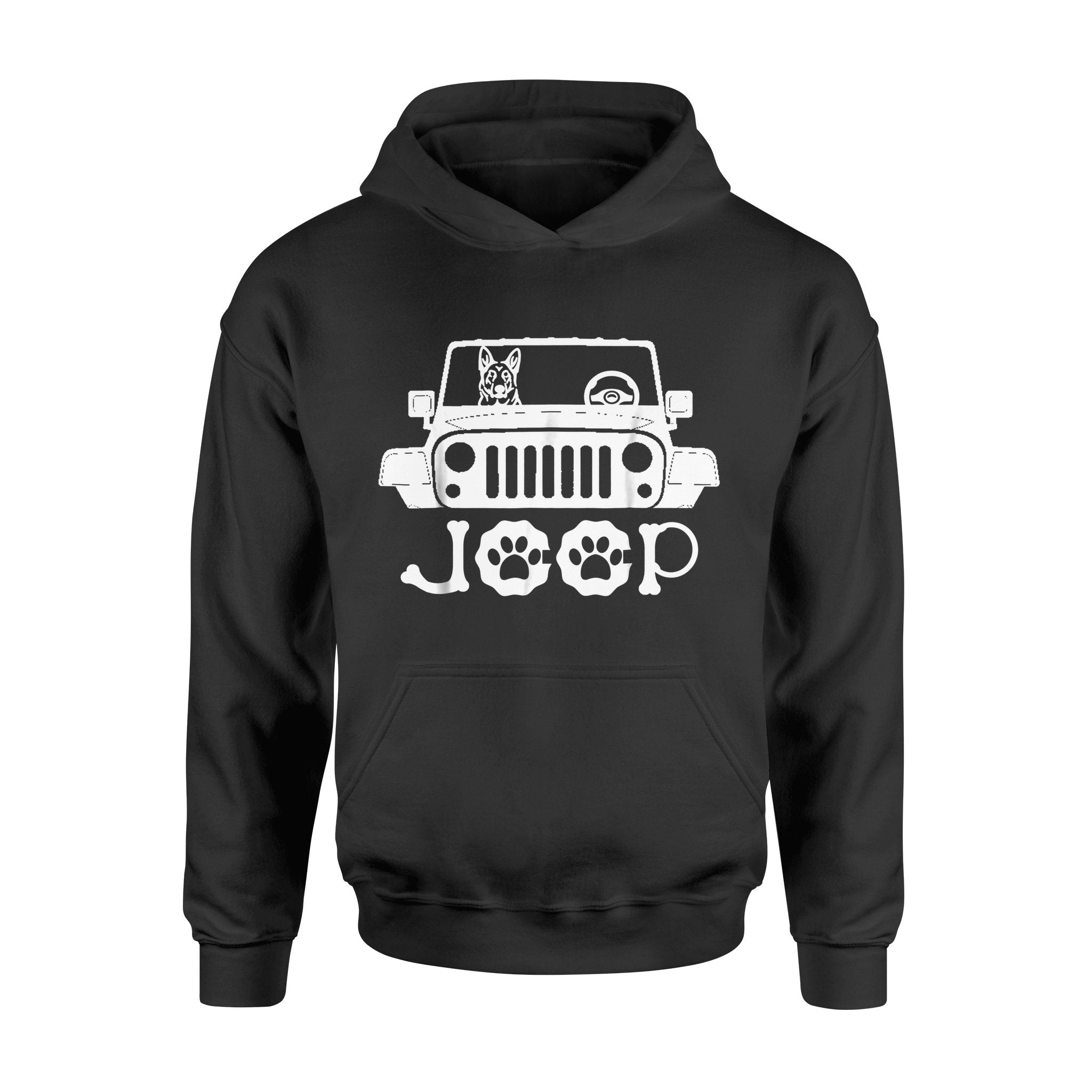 animals-gift-idea-german-sheperd-ridding-on-jeep-gift-for-guy-t-shirt-standard-hoodie