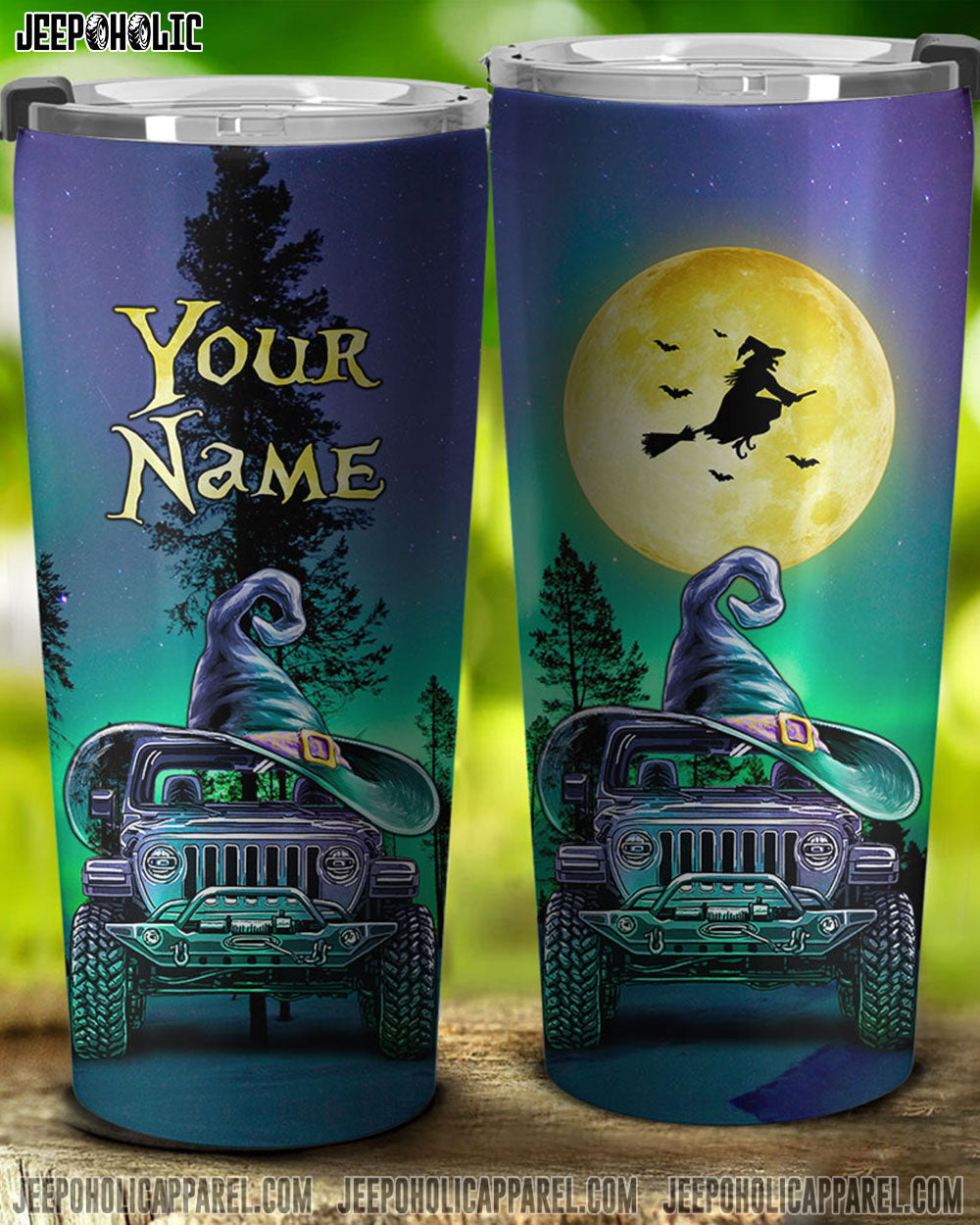 Personalized Jeep Witch Tumbler