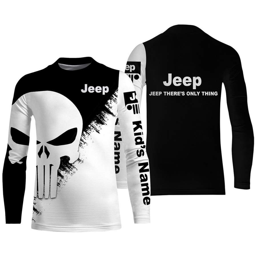 custom-jeep-shirts-pns-skull-black-and-white-colors-for-men-women-and-kids