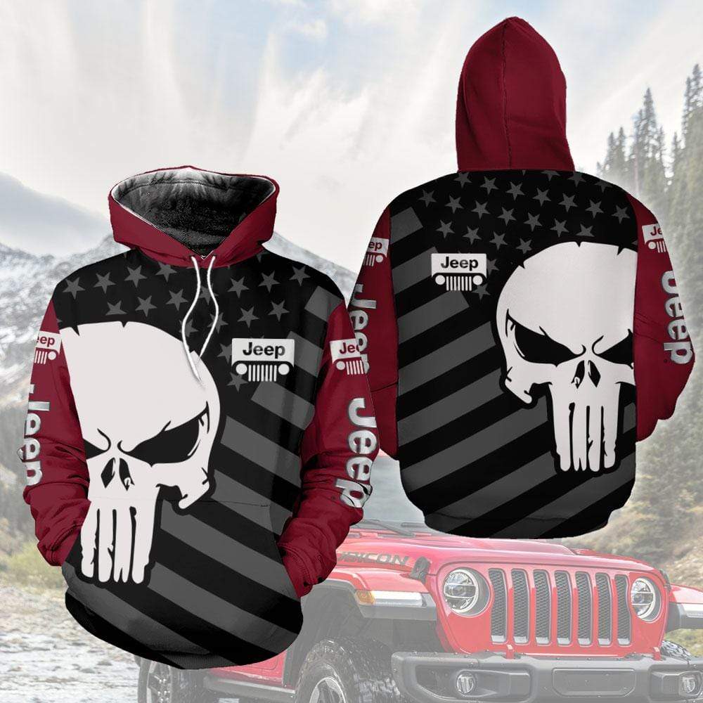 personalized-customized-skull-jeep-american-flag-red-black-hoodie-3d