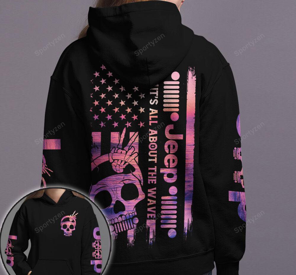 its-all-about-the-wave-pink-sunset-jeep-skull-hoodie-legging-3d